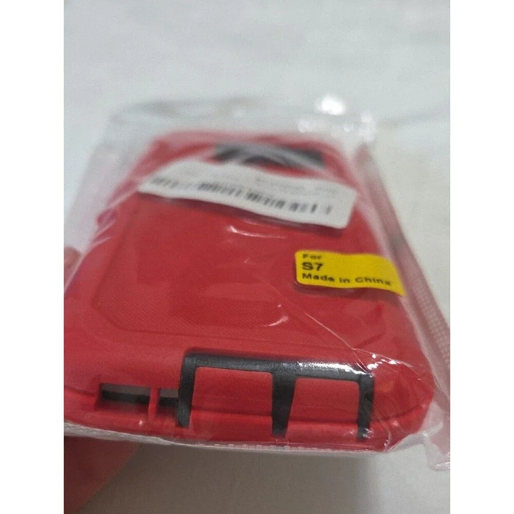 Red Heavy-Duty Phone Case for S7